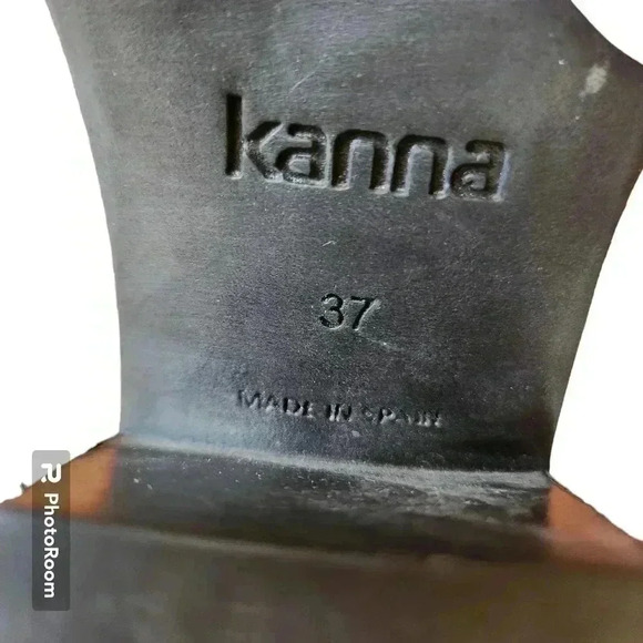 Kanna Boots Leather and Suede Red Ankle Boots Western Goth Size 37 3 Inch Heel - Picture 6 of 8